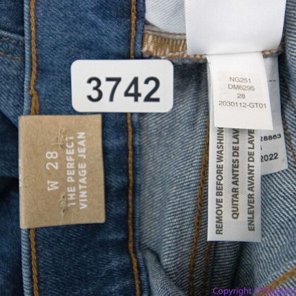 NEW Madewell Perfect Vintage Straight Jean in Mayfield Wash, NG251, 28 - Picture 16 of 16